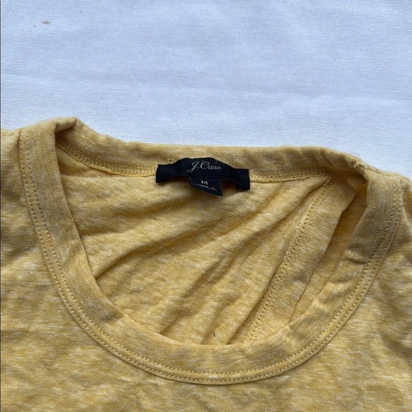 J Crew Yellow Sleeveless Open Back with Tie Women's Top - Picture 2 of 5